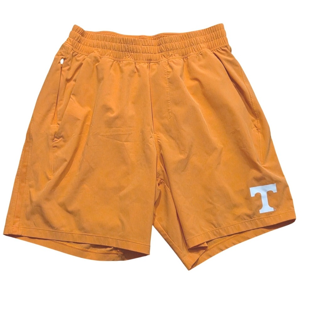 Lululemon Pace Breaker Tennessee Volunteers University Shorts Orange Mens Small